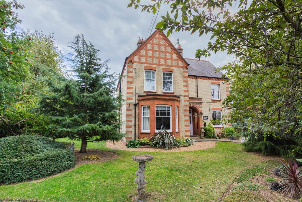 Cloverdale House exterior with landscaped garden