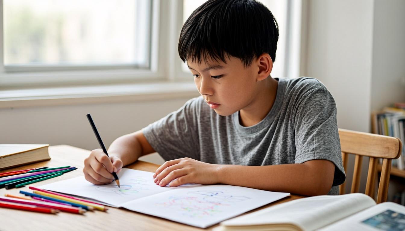 Focused creative activity for autism and ADHD support